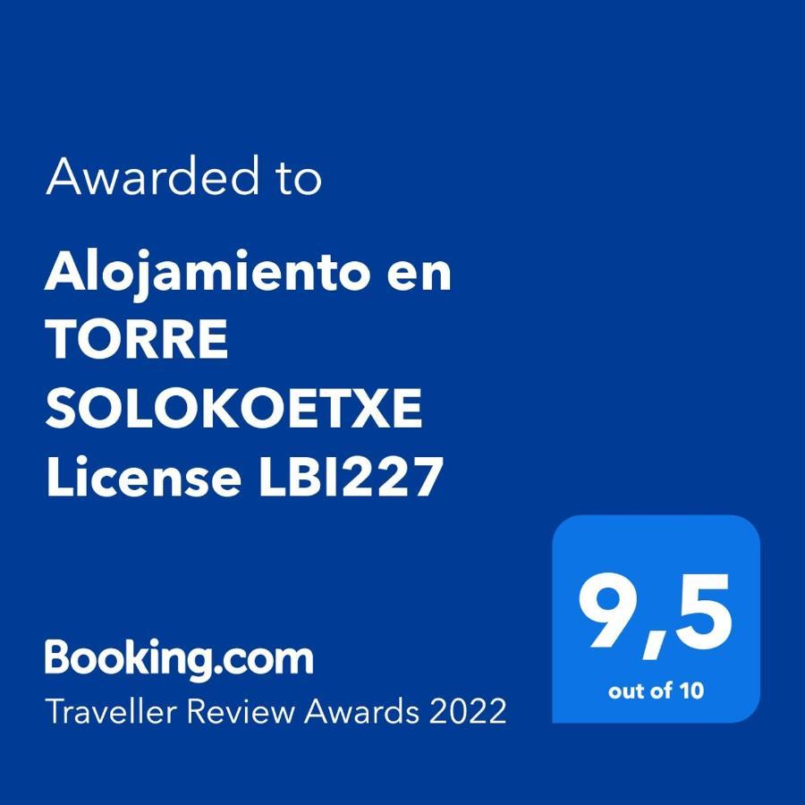 Ferienwohnung Alojamiento En Torre Solokoetxe License Lbi227 Bilbao Exterior foto